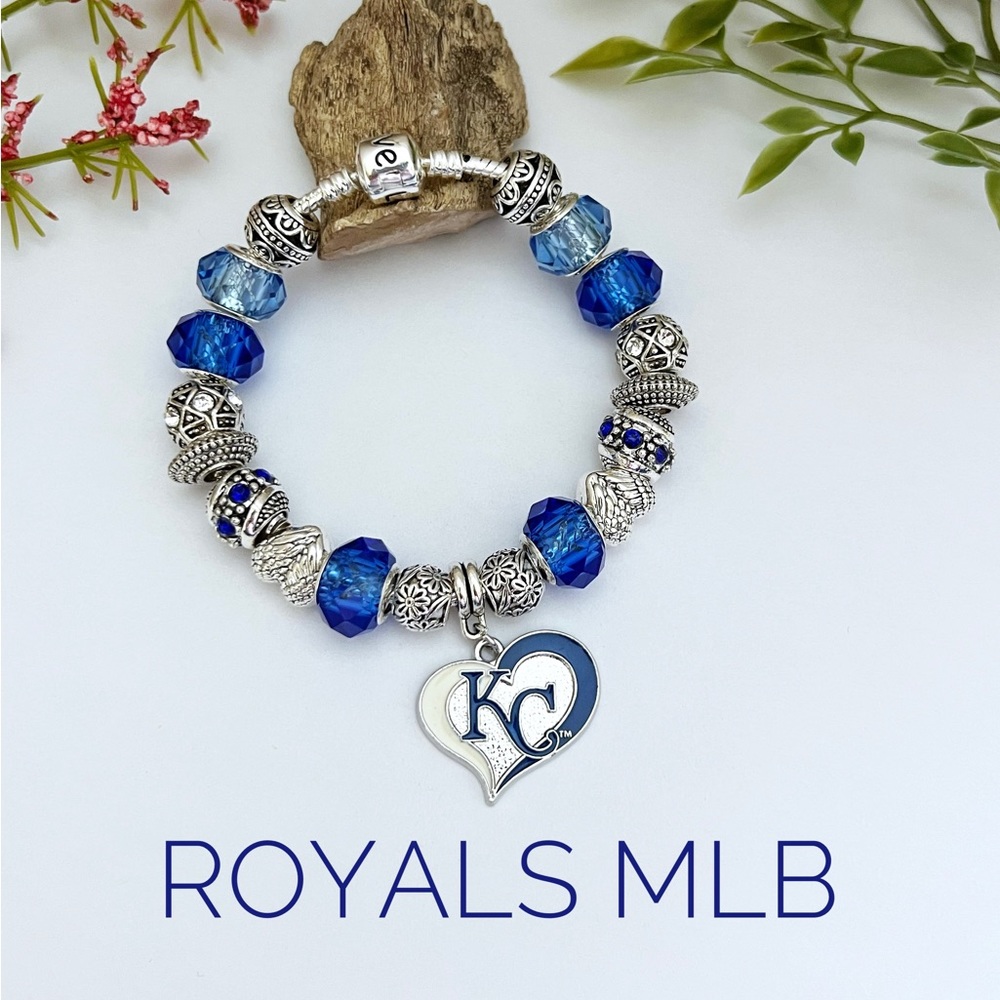 Kansas City Royals MLB Charm Bracelet NEW